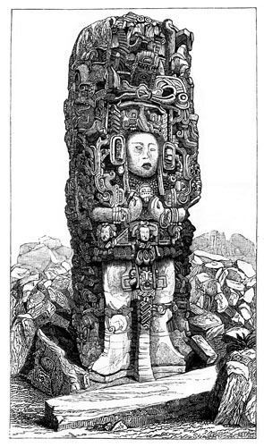 Fig. 49.—Statue at Copan.