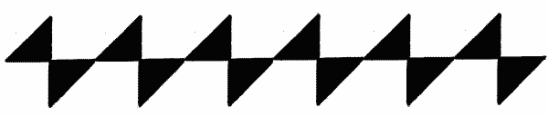 Fig. 285—Line with alternate triangles