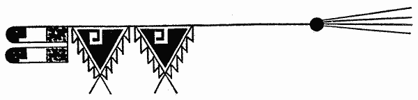 Fig. 325—Double triangle; two breath feathers