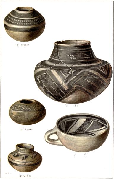 PL. CXIII—
POTTERY FROM INTRAMURAL BURIAL AT AWATOBI