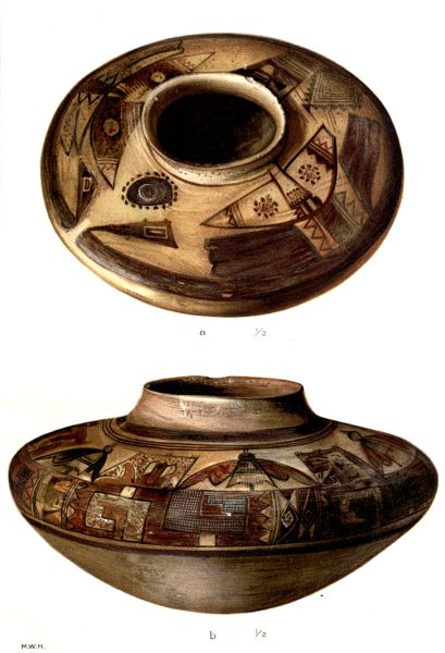 PL. CXXXV—
VASES WITH FIGURES OF BUTTERFLIES FROM SIKYATKI