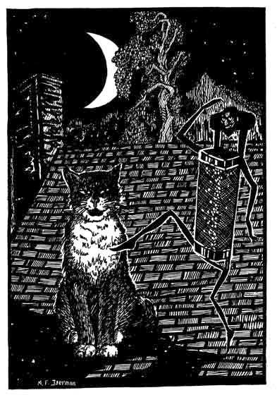 Grater danced outrageously, leaping and spinning in the
moonlight