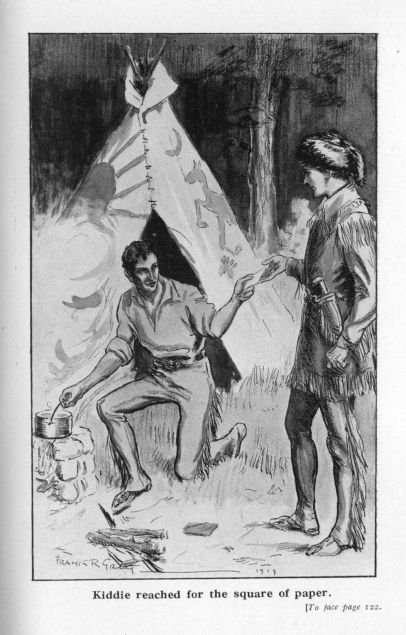 Kiddie reached for the square of paper.