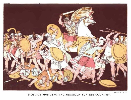 Decius Devoting Himself for his Country 300 