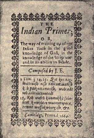 FAC-SIMILE OF THE TITLE-PAGE OF THE PRIMER OF 1669.