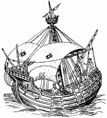 De la carta dibujada por Gracioso Benincasa (Ancoma
1482).