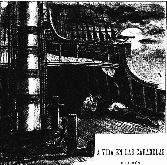 La vida en las carabelas de Coln