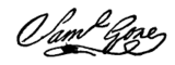 Signature, Samuel Gore
