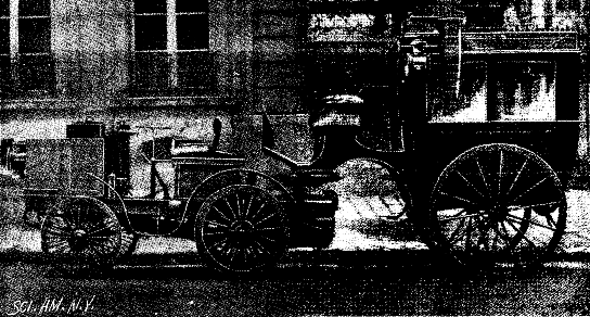 Fig 11. De Dion and Bouton Traction engine and omnibus