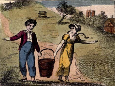 Jack and Jill carrying pail