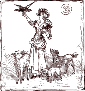 Margery with animals