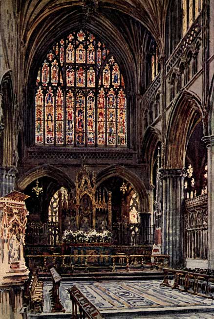 THE SANCTUARY, EXETER CATHEDRAL