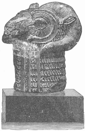 30.—RAM'S HEAD IN ALABASTER. (British Museum.)
