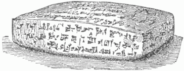 47.—INSCRIBED CLAY TABLET. (Smith's "Assyria.")