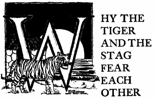 WHY THE TIGER AND THE STAG FEAR EACH OTHER
