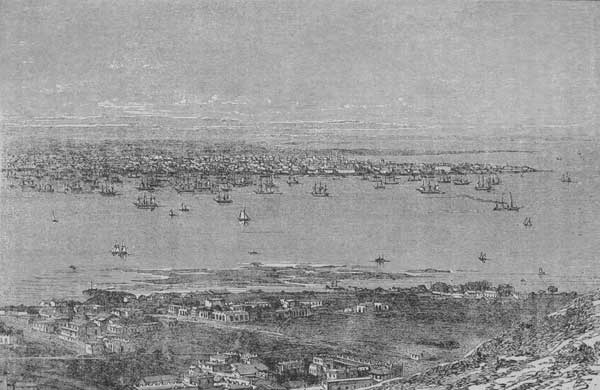 VIEW OF MONTEVIDEO.