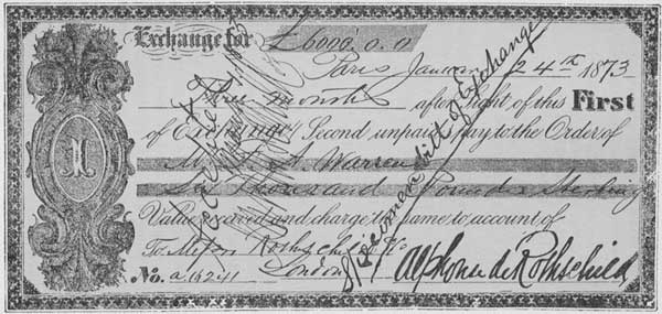 A BILL OF EXCHANGE.