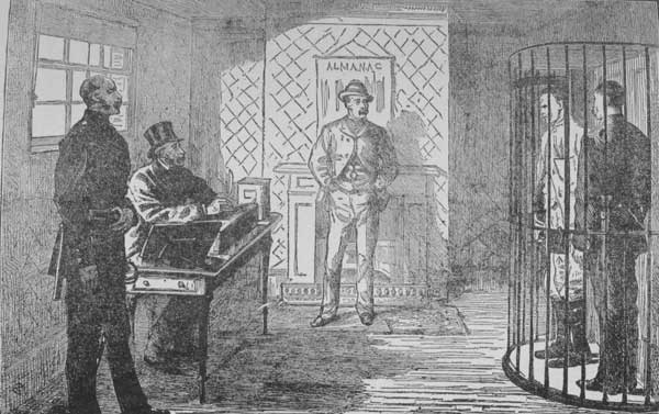 BEFORE THE GOVERNOR—ASSISTANT WARDER REPORTING A
PRISONER FOR TALKING.
