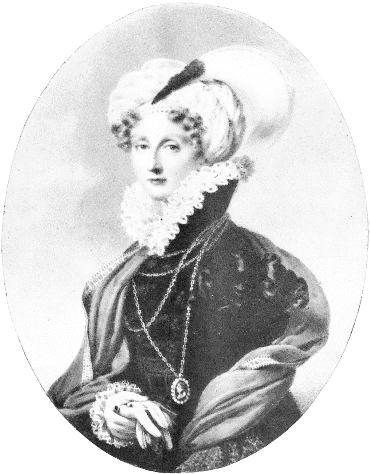 H.M. Marie Amelie, Queen of the French, 1828.