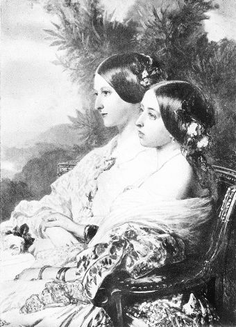 The Cousins. H.M. Queen Victoria and the Duchess of Nemours