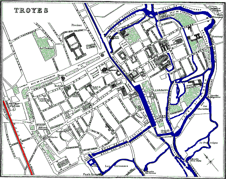 plan of Troyes