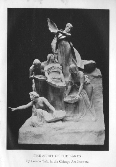 THE SPIRIT OF THE LAKES By Lorado Taft, in the Chicago Art Institute