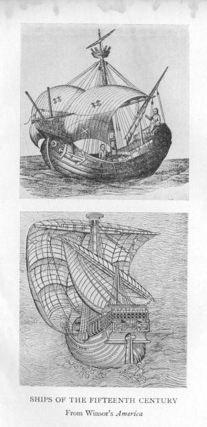 SHIPS OF THE FIFTEENTH CENTURY From Winsor's America