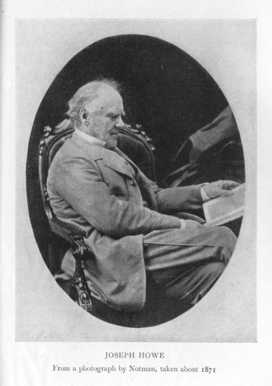 JOSEPH HOWE.  From a photograph by Notman, taken about 1871