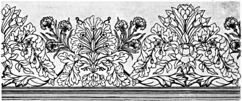 Detailed floral design
