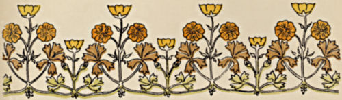 Floral border design