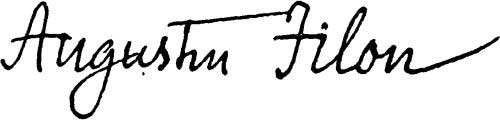 signature of Augustin Filon