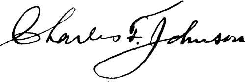 signature (Charles F Johnson)
