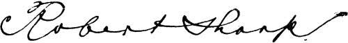 Signature: Robert Shark