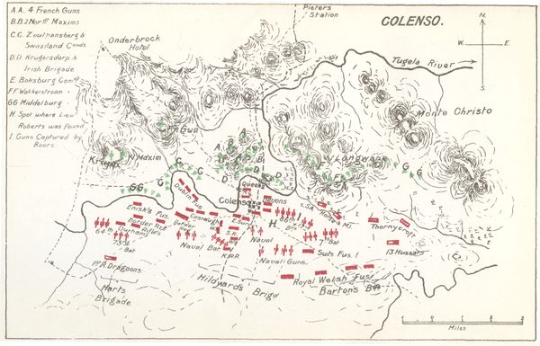 Map of Colenso.