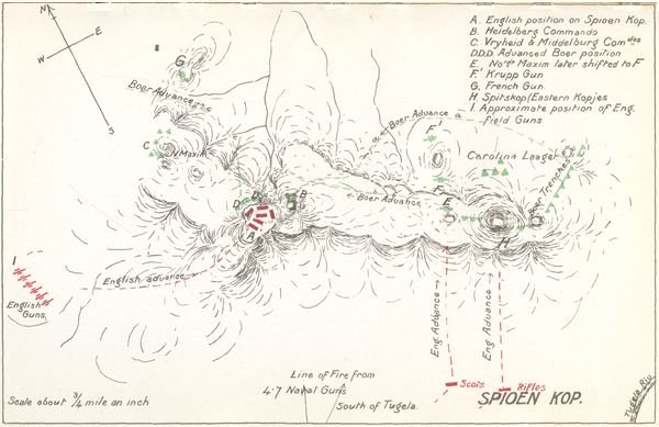 Map of Spioen Kop.