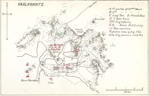Map of Vaalkrantz.