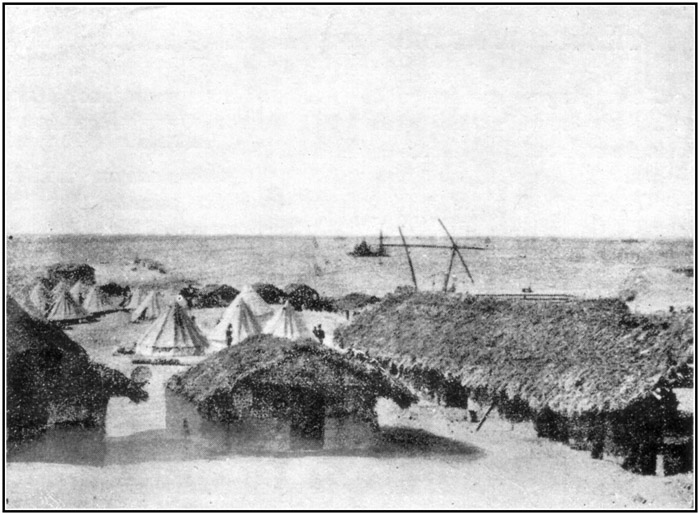 The Camp of the 28th at Ferry Post