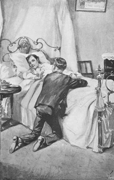 "'Frank, Frank,' he called gently. Frank lifted his
tear-stained face."&mdash;Page 320.
