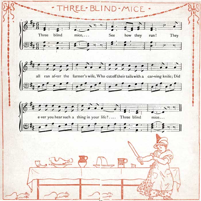 Three Blind Mice music