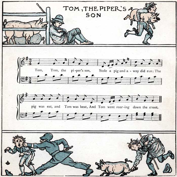 Tom, the Piper's Son music