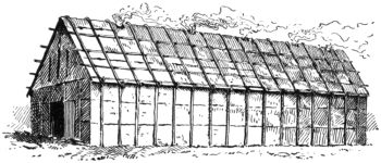 Long House of the Iroquois.