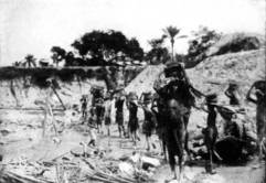 GRAVEL CARRIERS AT A CONGO MINE