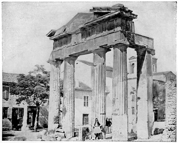 GATE OF THE AGORA OR OIL MARKET, ATHENS.