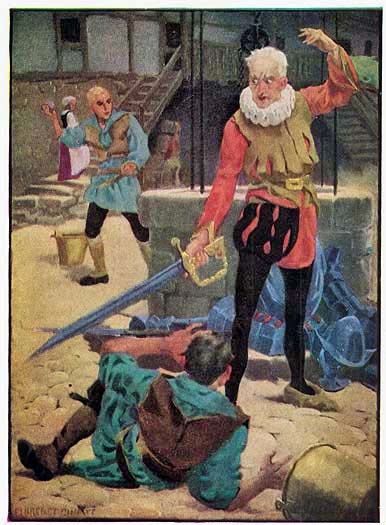 DON QUIXOTE SUFFERED NOBODY TO DRAW WATER FROM THE WELL