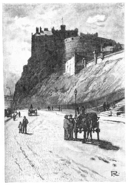 EDINBURGH CASTLE FROM THE SOUTH-WEST