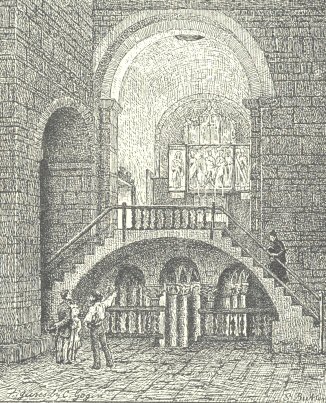Interior of Old Church, Giornico