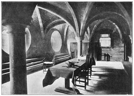 Interior of the chapter-house