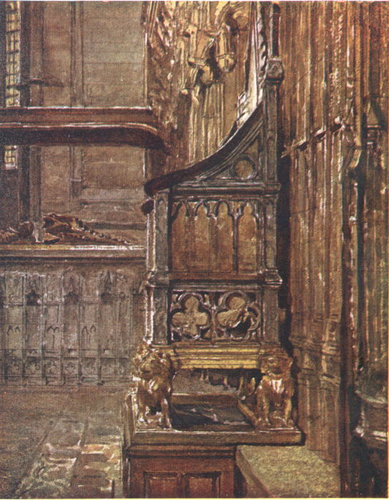 THE CORONATION CHAIR, WESTMINSTER ABBEY