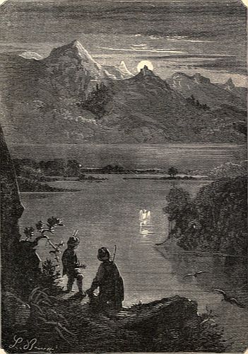 "The moon rose, .&nbsp;.&nbsp;. and rendered the illusion more striking."