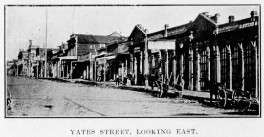 [Illustration: Yates St., Eastward.]